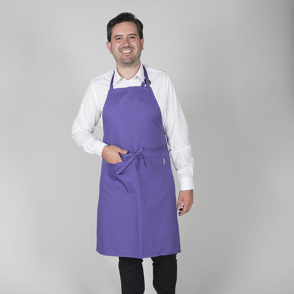 Delantal con pechera y bolsillo 90x75cm