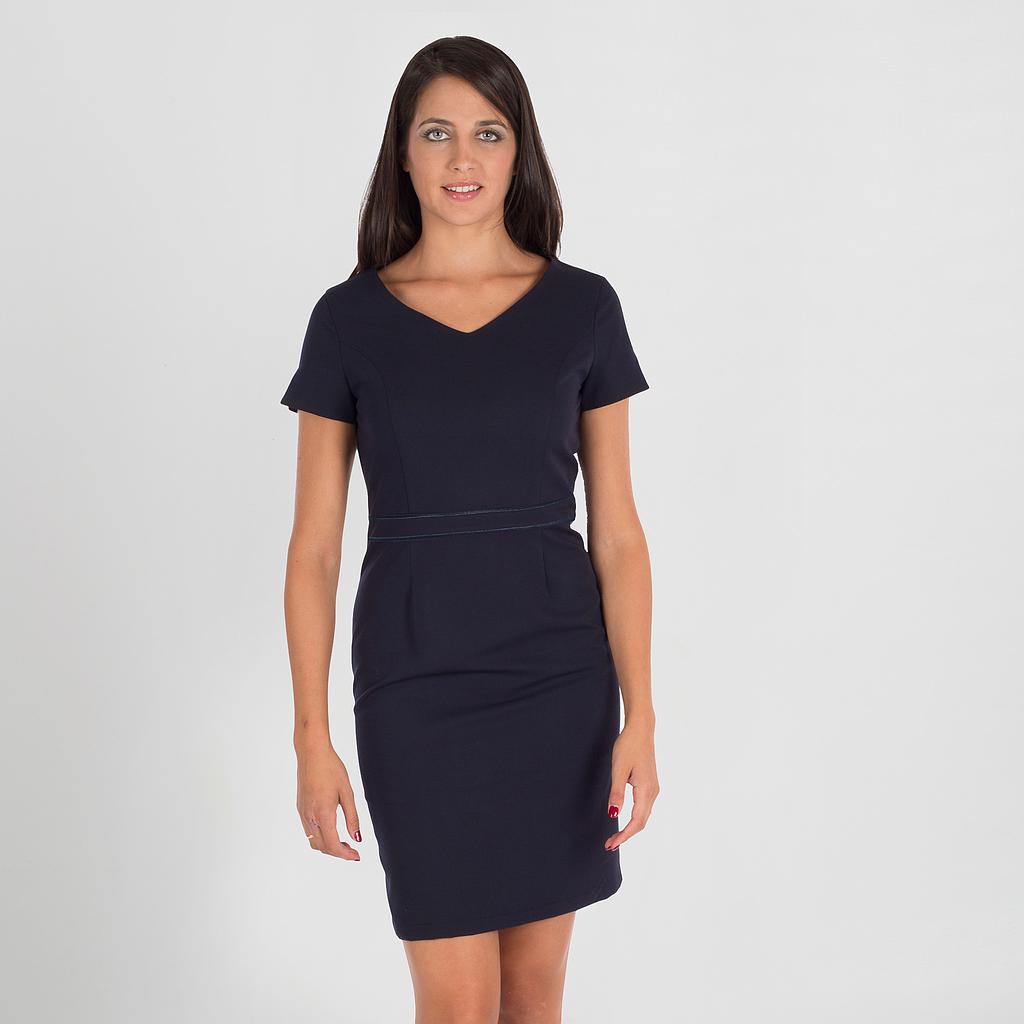 Vestido Manga Corta