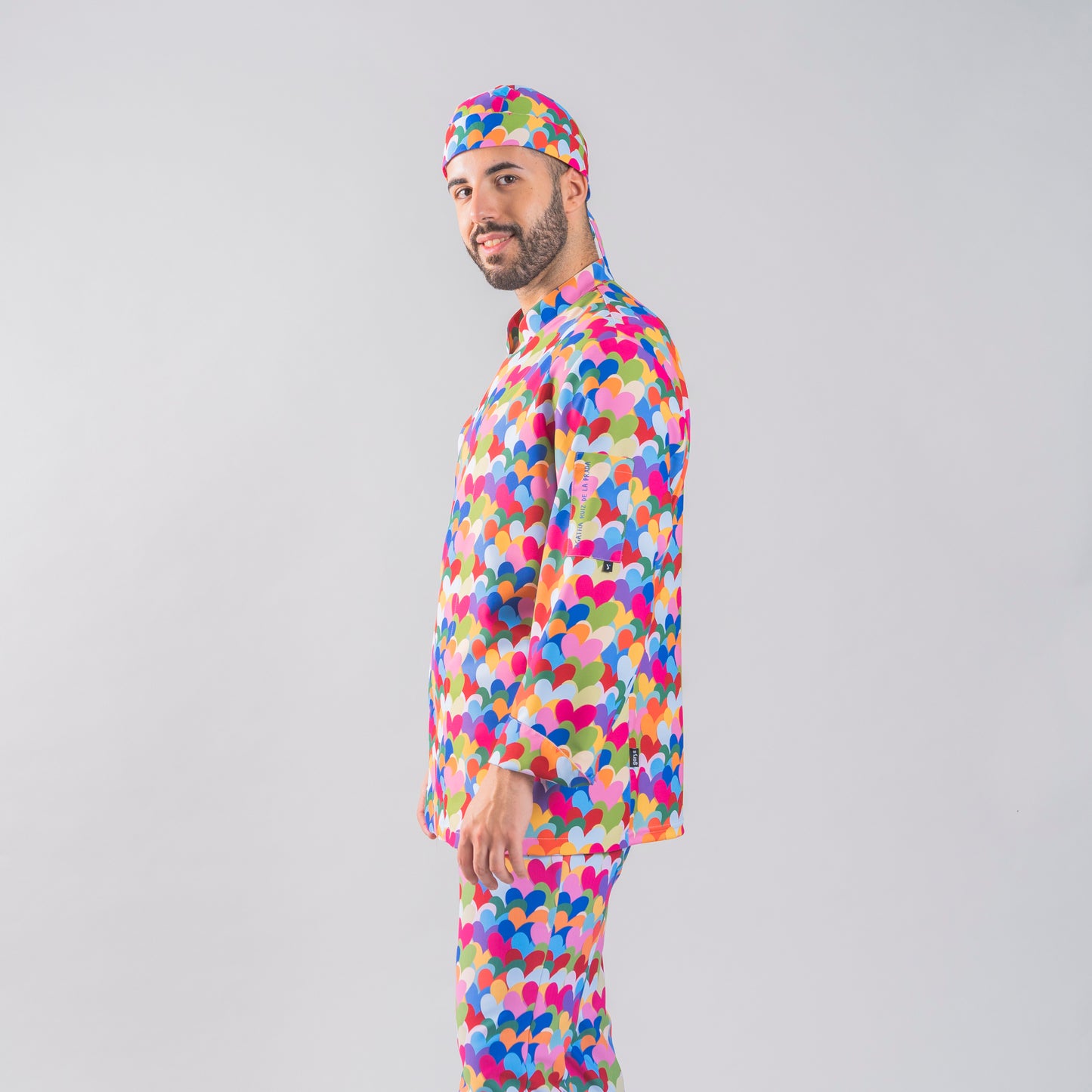 Chaqueta cocina unisex heart algodón Agatha Ruiz de la Prada