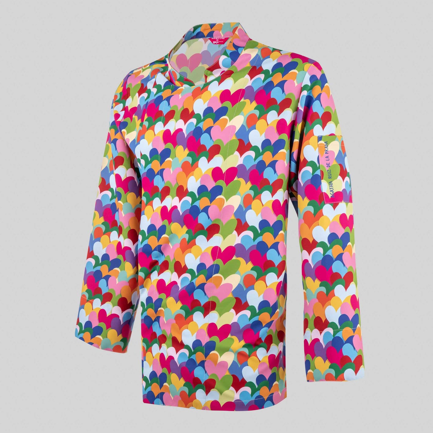 Chaqueta cocina unisex heart algodón Agatha Ruiz de la Prada