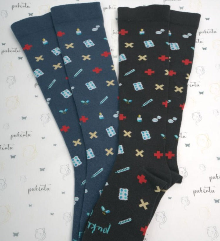 Calcetines compresivos largos