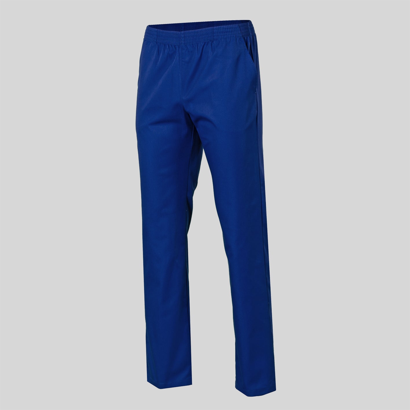 Pantalón elasticado en la cintura. Sarga