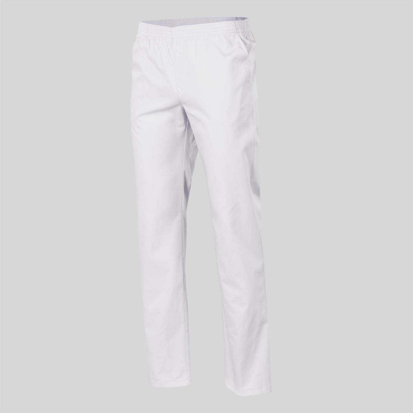 Pantalón elasticado en la cintura. Sarga