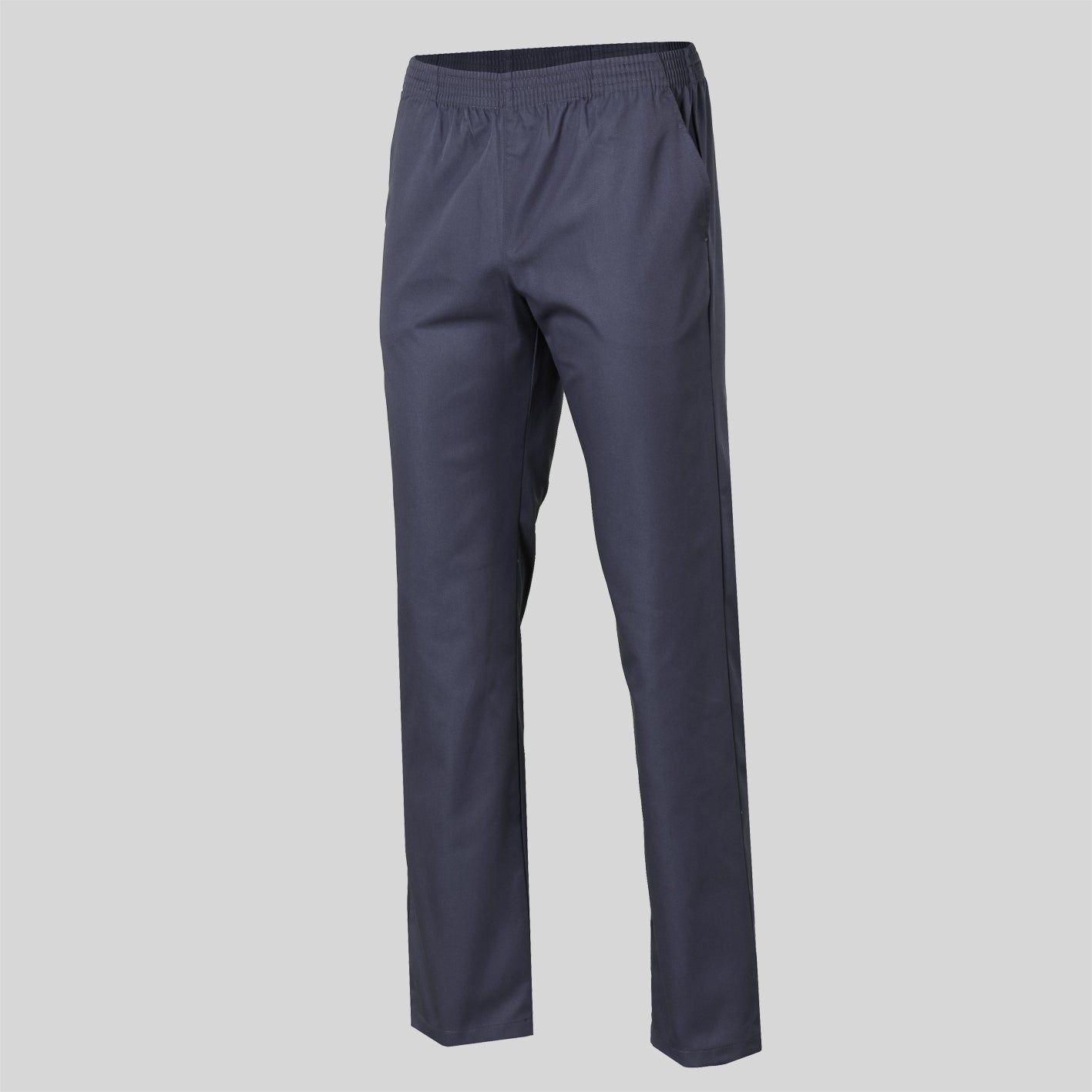 Pantalón elasticado en la cintura. Sarga