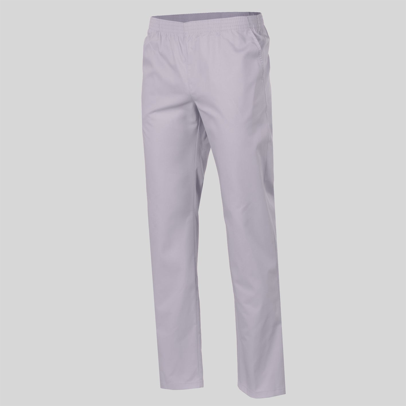 Pantalón elasticado en la cintura. Sarga