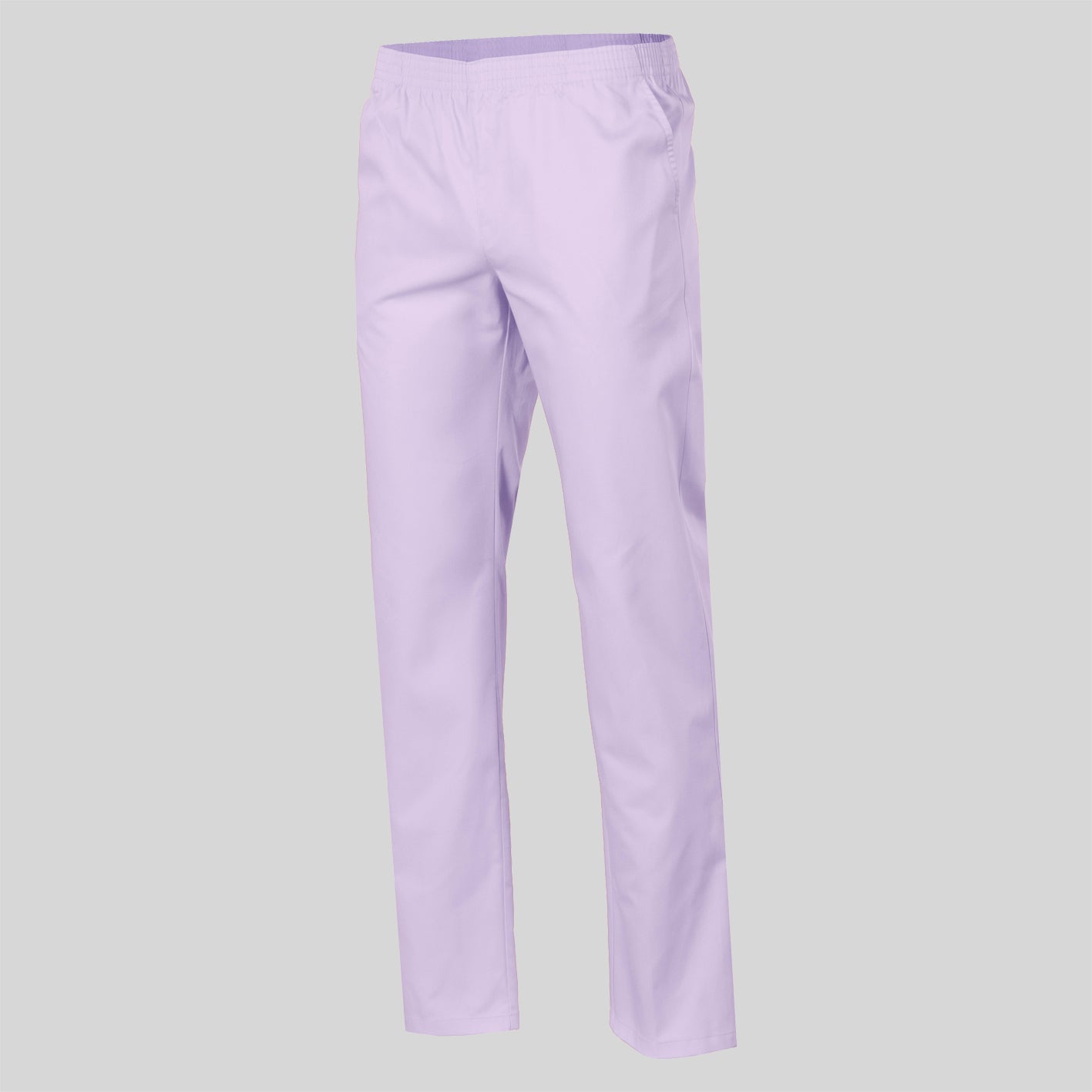 Pantalón elasticado en la cintura. Sarga