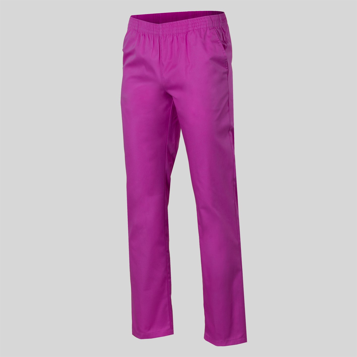 Pantalón elasticado en la cintura. Sarga