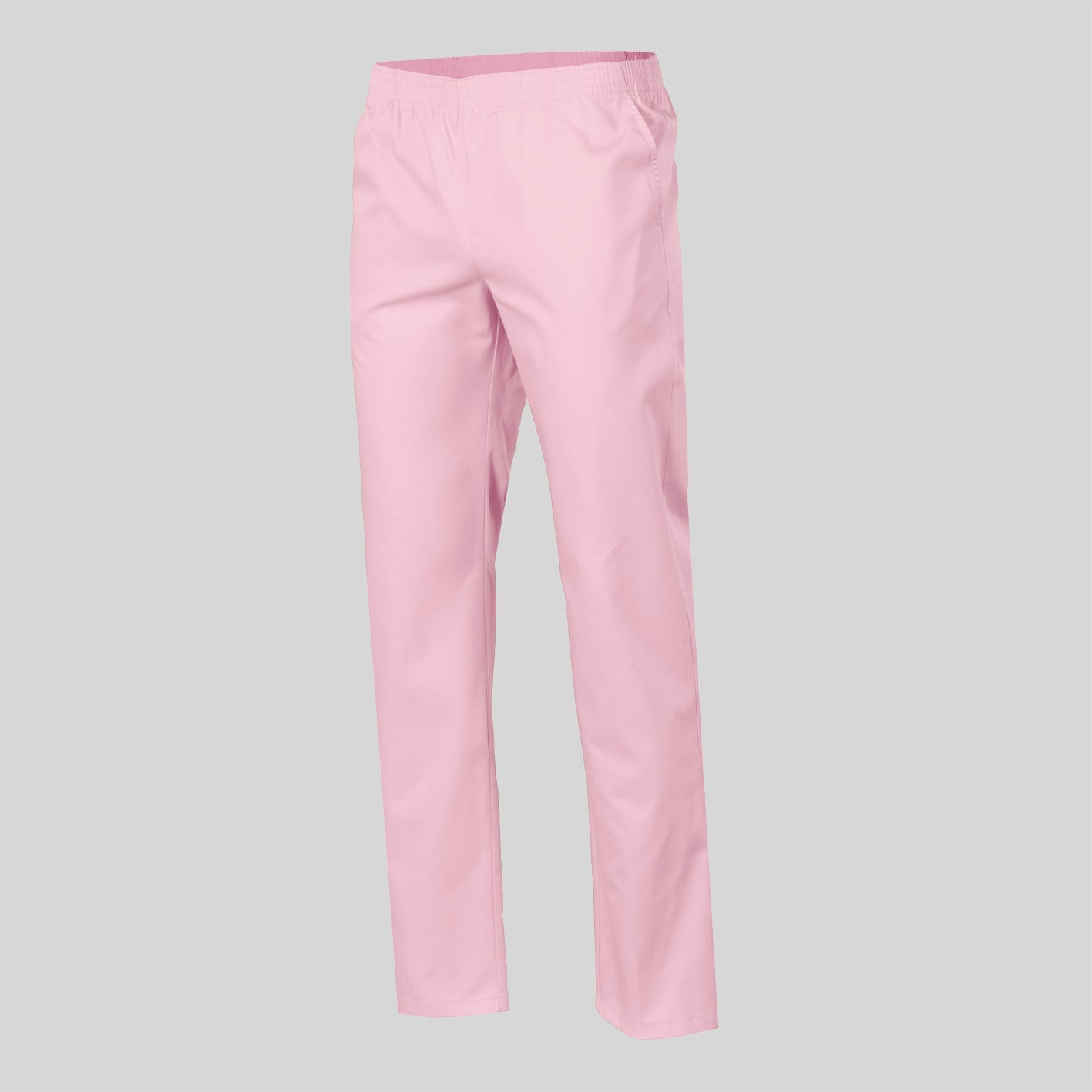 Pantalón elasticado en la cintura. Sarga