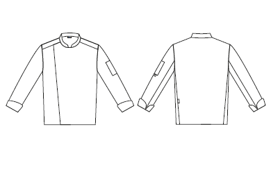 Chaqueta de cocina unisex Castro