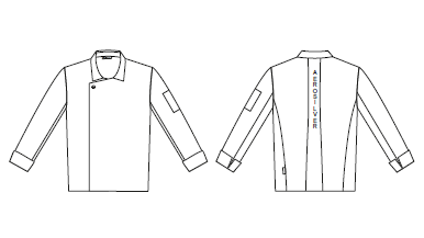 Chaqueta cocnina unisex Atias tejido reciclado microfibra