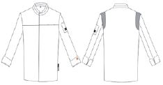 Chaqueta cocina unisex Apolo