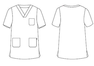 Blusa sanitario unisex colores
