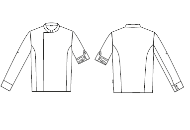 Chaqueta de cocina unisex Marcos